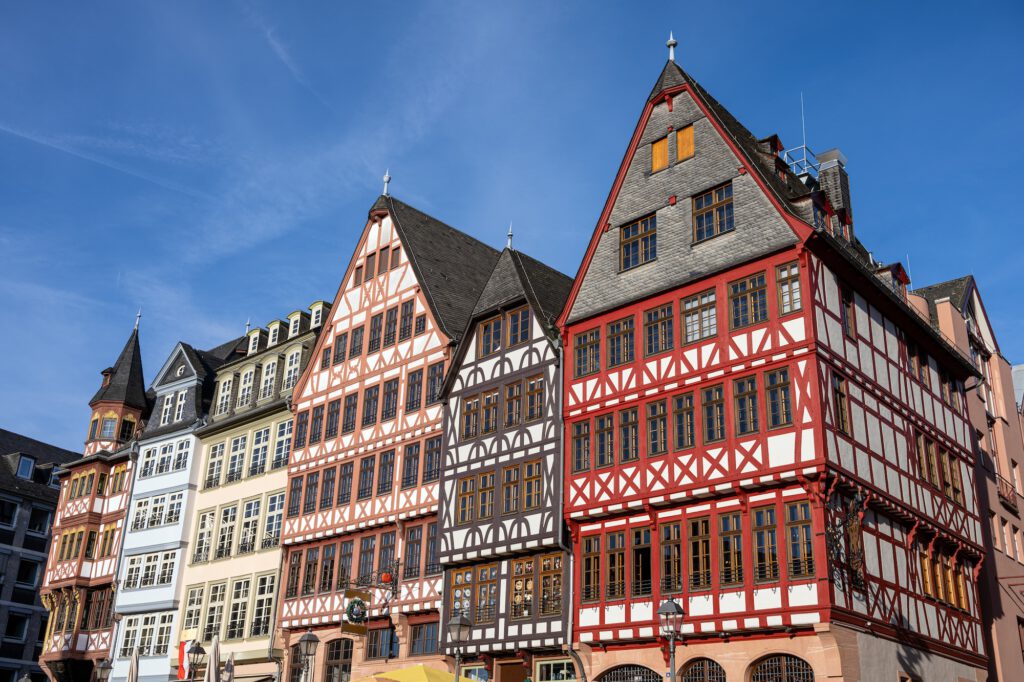 Traditional half-timbered houses